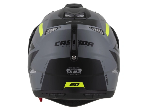 jaszmotor_webshop_cassida_tour_2.0_x-tra_cross_bukosisak_felnyithato_plexivel_es_napszemuveggel,_pinlock_elokeszitessel_(matt_fekete-szurke-sarga) galéria