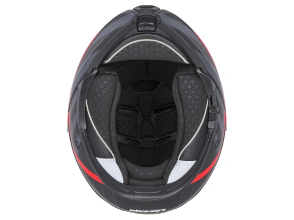 jaszmotor_webshop_cassida_modulo_2.1_profile_felnyithato_bukosisak_napszemuveggel_+_pinlock_elokeszitessel_(matt_fekete_-_szurke_-_piros) galéria