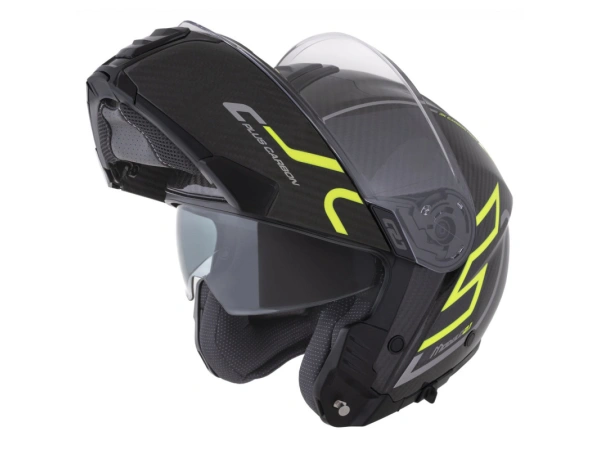 jaszmotor_webshop_cassida_modulo_2.1_plus_carbon_felnyithato_bukosisak_napszemuveggel_+_pinlock_elokeszitessel_(fekete_-_sarga) galéria