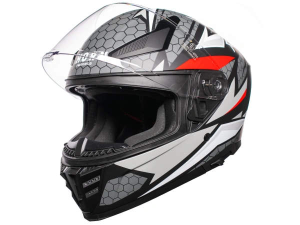 jaszmotor_webshop_horn_h831_viper_zart_bukosisak_beepitett_napszemuveggel_(matt_szurke-fekete-piros) galéria