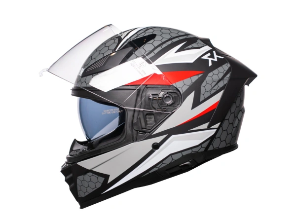 jaszmotor_webshop_horn_h831_viper_zart_bukosisak_beepitett_napszemuveggel_(matt_szurke-fekete-piros) galéria