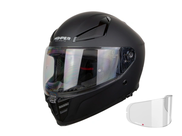 jaszmotor_webshop_highper_fusion_pro_zart_bukosisak_napszemuveggel_+_ajandek_pinlock_(matt_fekete) galéria