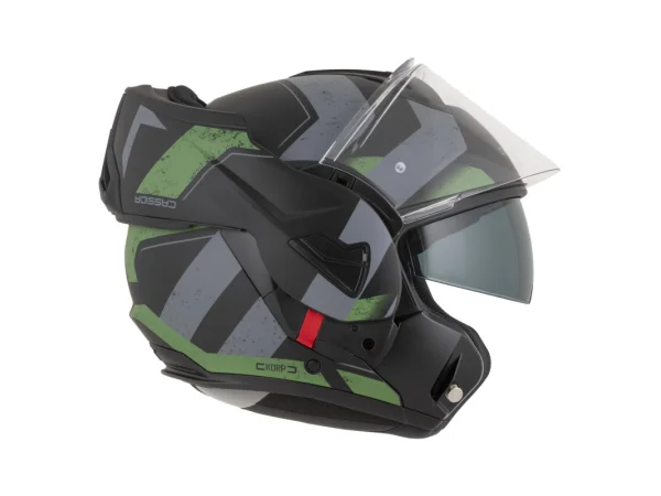 jaszmotor_webshop_cassida_multiflip_korp_felnyithato_bukosisak_napszemuveggel_+_ajandek_pinlock_lencse_(matt_fekete_-_zold) galéria