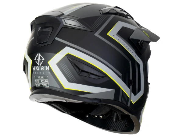 jaszmotor_webshop_horn_multi-x_leveheto_Állreszes_bukosisak_(matt_fekete_-_szurke_-_sarga) galéria