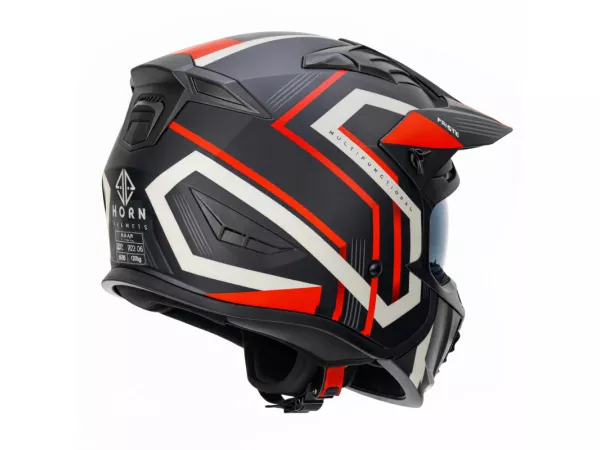 jaszmotor_webshop_horn_multi-x_leveheto_Állreszes_bukosisak_(matt_fekete_-_szurke_-_piros) galéria