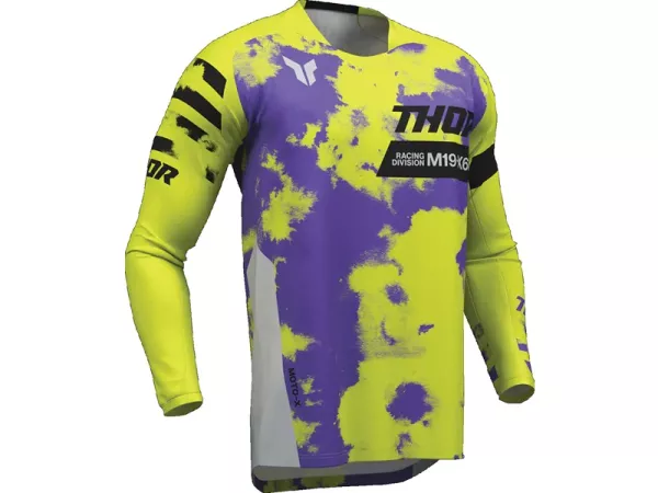 jaszmotor_webshop_thor_launchmode_bleach_gyerek_motoros_mez_(sarga_-_lila) galéria