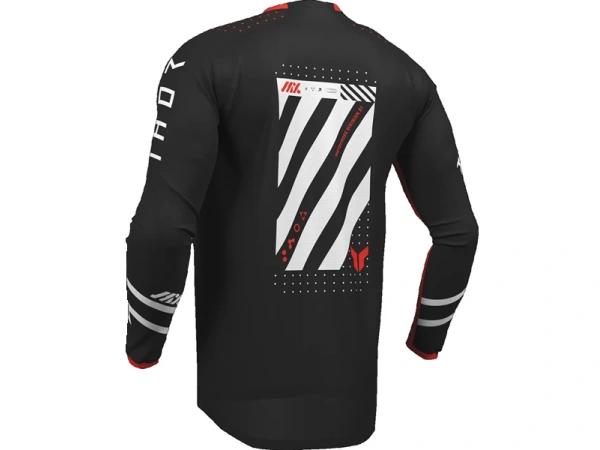 jaszmotor_webshop_thor_launchmode_futura_gyerek_motoros_mez_(fekete_-_piros) galéria