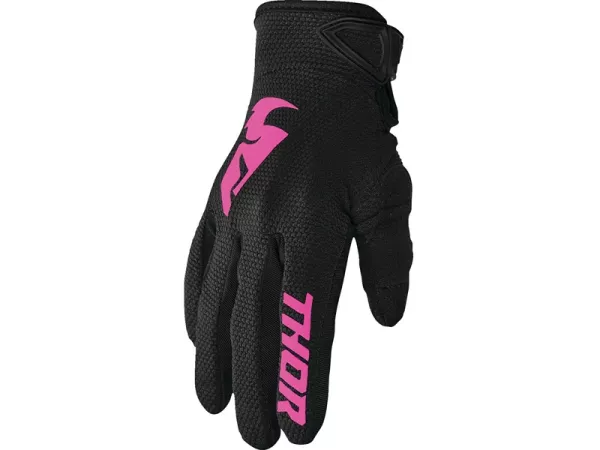 jaszmotor_webshop_thor_sector_noi_motoros_kesztyu_(fekete_-_rozsaszin) galéria