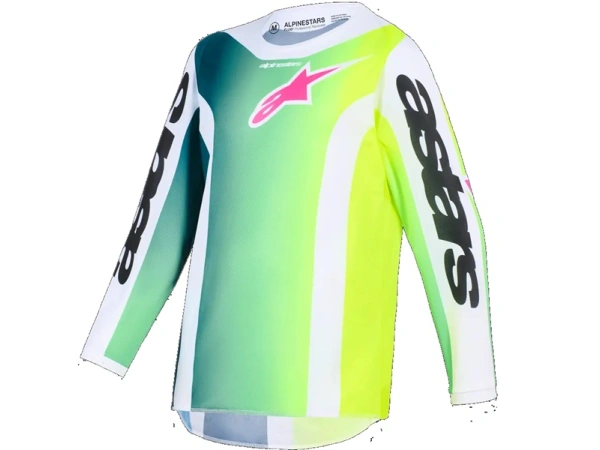 jaszmotor_webshop_alpinestars_fluid_portl_junior_gyerek_motoros_mez_(zold_-_feher_-_fekete) galéria
