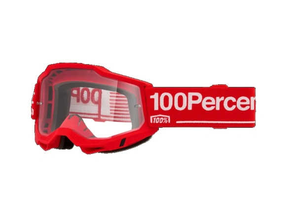 jaszmotor_webshop_100%_-_accuri_2_wolg_piros_cross_szemuveg_-_Átlatszo_plexivel galéria