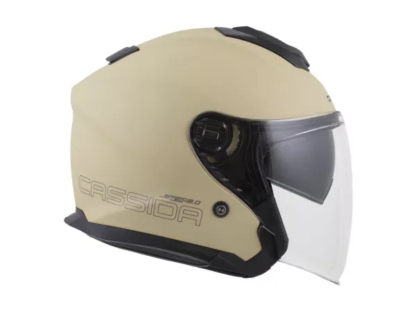 jaszmotor_webshop_cassida_jet_tech_2.0_solid_nyitott_bukosisak_napszemuveggel_(vilagosbarna) galéria