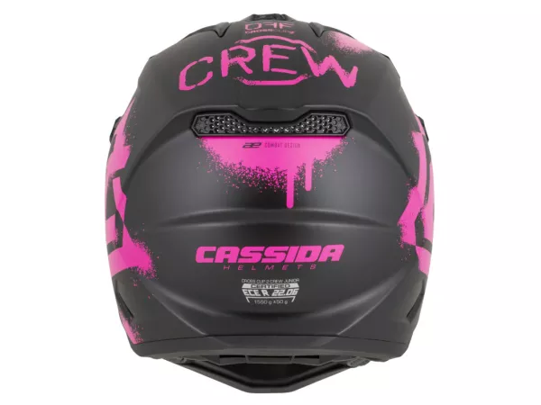 jaszmotor_webshop_cassida_cross_cup_2_crew_gyerek_cross_bukosisak_(matt_fekete_-_rozsaszin)_2026 galéria