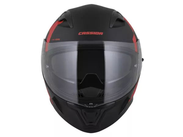 jaszmotor_webshop_cassida_orbit_grind_zart_bukosisak_napszemuveggel,_pinlock_elokeszitessel_(matt_fekete-piros) galéria