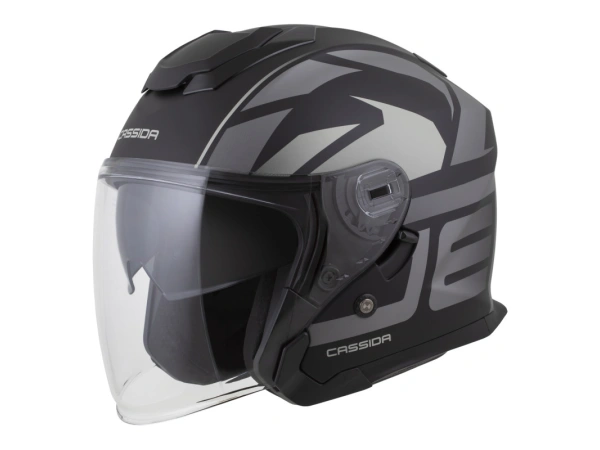 jaszmotor_webshop_cassida_jet_tech_2.0_roto_nyitott_bukosisak_napszemuveggel_(matt_fekete-szurke) galéria