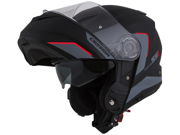 jaszmotor_webshop_cassida_compress_2.0_felnyithato_bukosisak_napszemuveggel_+_ajandek_pinlock_lencse_(matt_fekete-piros-szurke) galéria