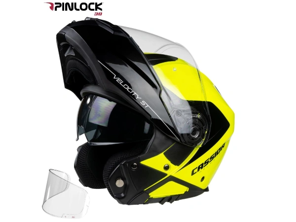 jaszmotor_webshop_cassida_velocity_st_2.1_felnyithato_bukosisak_napszemuveggel,_pinlock_elokeszitessel_(citromsarga-fekete) galéria