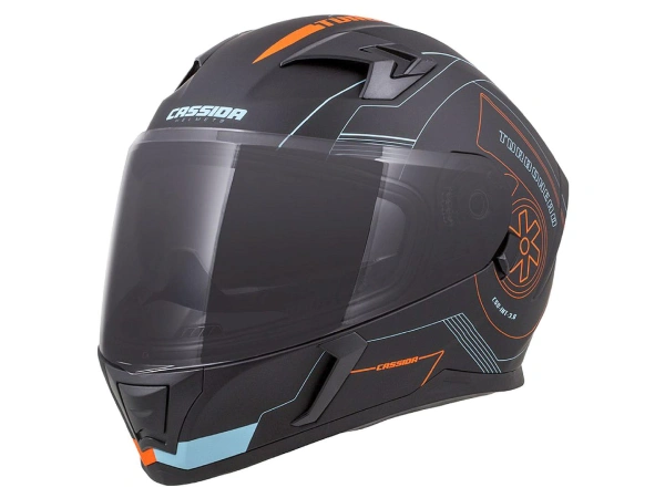 jaszmotor_webshop_cassida_integral_3.0_turbohead_zart_bukosisak_napszemuveggel,_pinlock_elokeszitessel_+_ajandek_sotetitett_plexi_(matt_fekete-narancs-kek) galéria