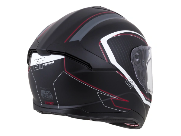 jaszmotor_webshop_cassida_integral_gt_2.0__reptyl_Üvegszalas_zart_bukosisak_napszemuveggel_+_ajandek_pinlock_lencse_(matt_fekete-feher-piros) galéria