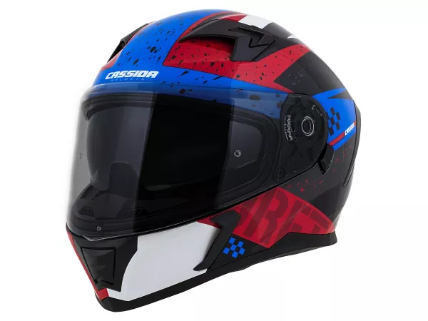 jaszmotor_webshop_cassida_integral_3.0_drift_zart_bukosisak_napszemuveggel,_pinlock_elokeszitessel_+_ajandek_sotetitett_plexi(fekete-kek-piros) galéria