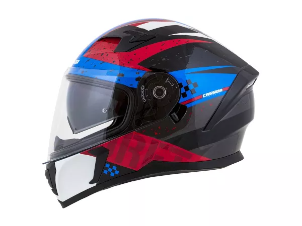 jaszmotor_webshop_cassida_integral_3.0_drift_zart_bukosisak_napszemuveggel,_pinlock_elokeszitessel_+_ajandek_sotetitett_plexi(fekete-kek-piros) galéria