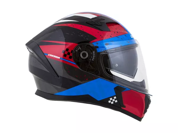 jaszmotor_webshop_cassida_integral_3.0_drift_zart_bukosisak_napszemuveggel,_pinlock_elokeszitessel_+_ajandek_sotetitett_plexi(fekete-kek-piros) galéria