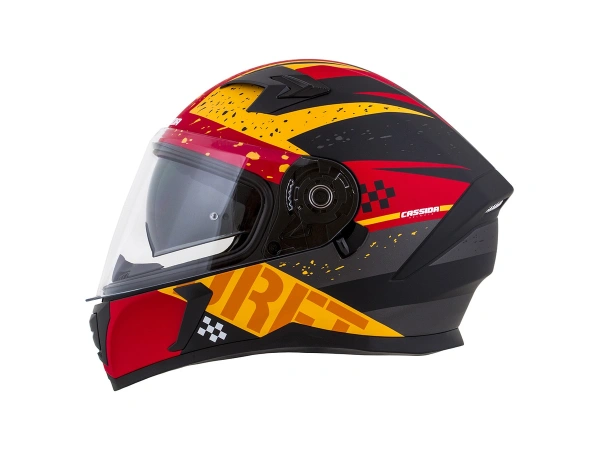 jaszmotor_webshop_cassida_integral_3.0_drift_zart_bukosisak_napszemuveggel,_pinlock_elokeszitessel_+_ajandek_sotetitett_plexi(matt_piros-fekete-sarga) galéria