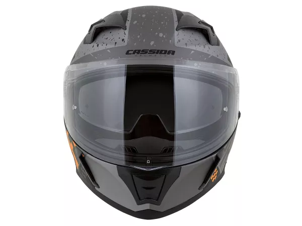 jaszmotor_webshop_cassida_integral_3.0_drift_zart_bukosisak_napszemuveggel,_pinlock_elokeszitessel_+_ajandek_sotetitett_plexi_(matt_fekete-szurke-narancssarga) galéria