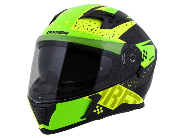 jaszmotor_webshop_cassida_integral_3.0_drift_zart_bukosisak_napszemuveggel,_pinlock_elokeszitessel_+_ajandek_sotetitett_plexi_(fekete-zold-sarga) galéria