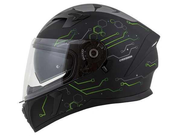 jaszmotor_webshop_cassida_integral_3.0_hack_zart_bukosisak_napszemuveggel,_pinlock_elokeszitessel_+_ajandek_sotetitett_plexi_(matt_fekete-zold) galéria