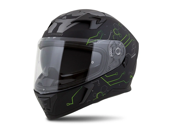 jaszmotor_webshop_cassida_integral_3.0_hack_zart_bukosisak_napszemuveggel,_pinlock_elokeszitessel_+_ajandek_sotetitett_plexi_(matt_fekete-zold) galéria