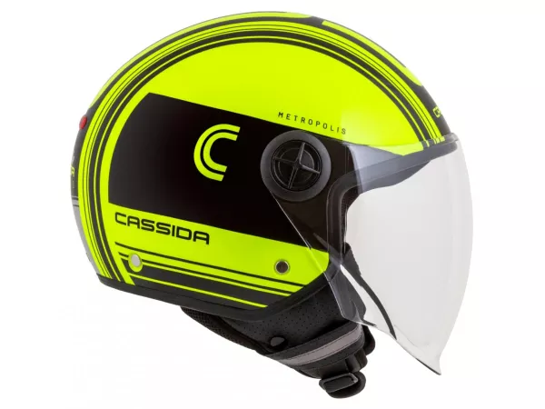 jaszmotor_webshop_cassida_handy_metropolis_safety_nyitott_bukosisak_(citromsarga-fekete) galéria