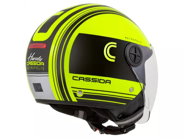 jaszmotor_webshop_cassida_handy_metropolis_safety_nyitott_bukosisak_(citromsarga-fekete) galéria