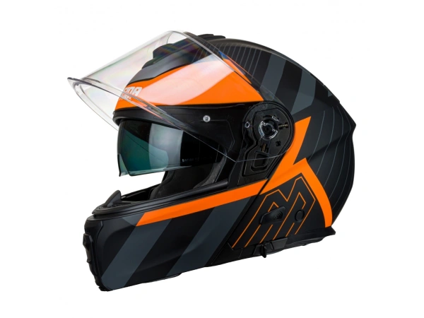 jaszmotor_webshop_cassida_modulo_2.0_felnyithato_bukosisak_napszemuveggel_+_pinlock_elokeszitessel,_s7_evo_bluetooth_sisakbeszelovel_(matt_fekete-narancssarga) galéria