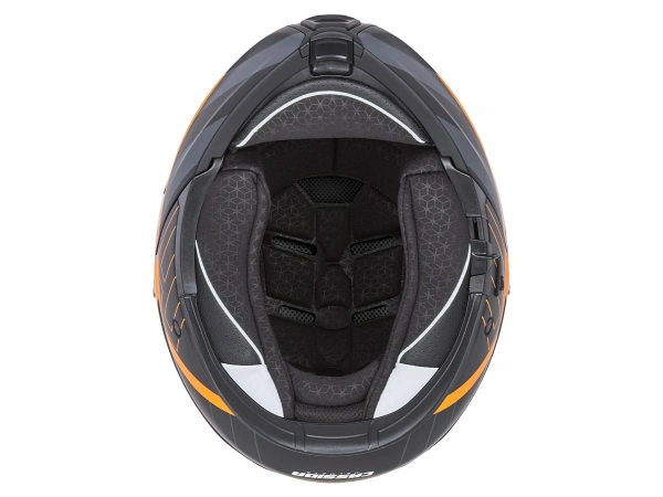 jaszmotor_webshop_cassida_modulo_2.0_felnyithato_bukosisak_napszemuveggel_+_pinlock_elokeszitessel,_s7_evo_bluetooth_sisakbeszelovel_(matt_fekete-narancssarga) galéria