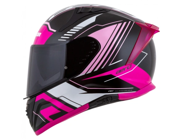 jaszmotor_webshop_cassida_aero_drome_zart_bukosisak_napszemuveggel,_pinlock_elokeszitessel_+_ajandek_sotetitett_plexi_(matt_fekete-rozsaszin) galéria