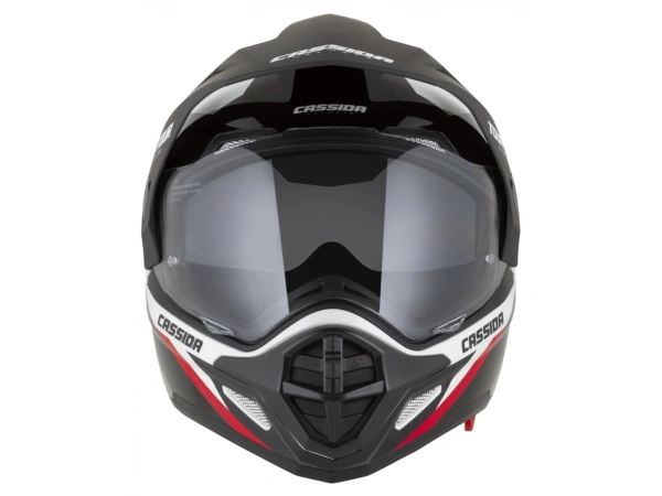 jaszmotor_webshop_cassida_tour_2.0_x-tra_cross_bukosisak_felnyithato_plexivel_es_napszemuveggel,_pinlock_elokeszitessel_(matt_fekete-feher-piros) galéria