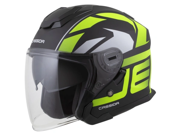 jaszmotor_webshop_cassida_jet_tech_2.0_roto_nyitott_bukosisak_napszemuveggel_(matt_fekete-sarga-feher) galéria