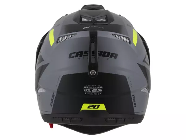 jaszmotor_webshop_cassida_tour_2.0_x-tra_cross_bukosisak_felnyithato_plexivel_es_napszemuveggel,_pinlock_elokeszitessel_(matt_fekete-szurke-sarga) galéria