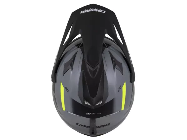 jaszmotor_webshop_cassida_tour_2.0_x-tra_cross_bukosisak_felnyithato_plexivel_es_napszemuveggel,_pinlock_elokeszitessel_(matt_fekete-szurke-sarga) galéria