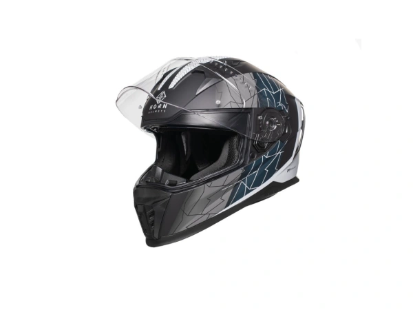 jaszmotor_webshop_horn_hirs_zart_bukosisak_napszemuveggel_es_pinlock_elokeszitessel_(matt_fekete_-_szurke_-_kek) galéria