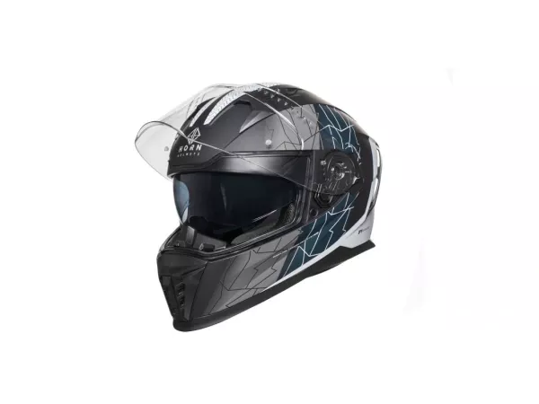 jaszmotor_webshop_horn_hirs_zart_bukosisak_napszemuveggel_es_pinlock_elokeszitessel_(matt_fekete_-_szurke_-_kek) galéria