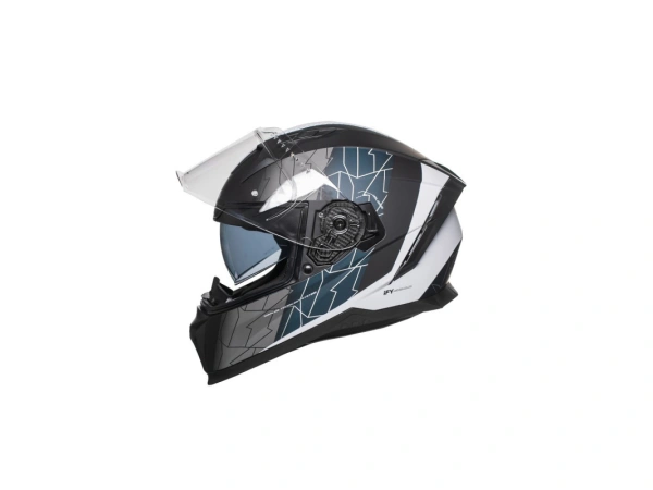 jaszmotor_webshop_horn_hirs_zart_bukosisak_napszemuveggel_es_pinlock_elokeszitessel_(matt_fekete_-_szurke_-_kek) galéria