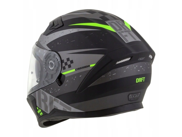 jaszmotor_webshop_cassida_integral_3.0_drift_zart_bukosisak_napszemuveggel,_pinlock_elokeszitessel_+_ajandek_sotetitett_plexi_(matt_fekete-szurke-zold) galéria