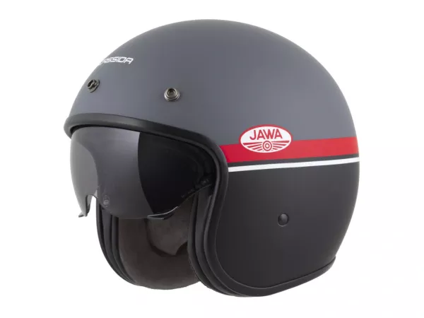 jaszmotor_webshop_cassida_oxygen_2.0_jawa_ohc_nyitott_bukosisak_napszemuveggel_(matt_fekete_-_szurke) galéria