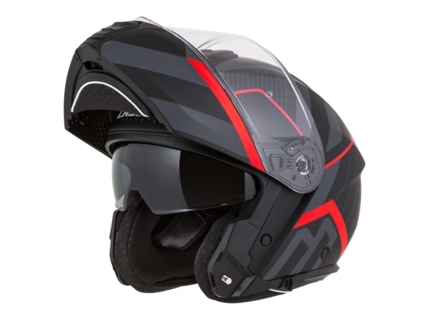 jaszmotor_webshop_cassida_modulo_2.1_profile_felnyithato_bukosisak_napszemuveggel_+_pinlock_elokeszitessel_(matt_fekete_-_szurke_-_piros) galéria