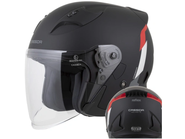 jaszmotor_webshop_cassida_reflex_2.0_nyitott_bukosisak_(matt_fekete_-_piros) galéria