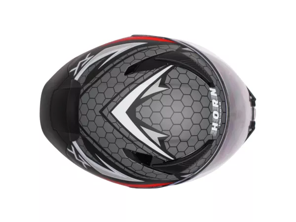 jaszmotor_webshop_horn_h831_viper_zart_bukosisak_beepitett_napszemuveggel_(matt_szurke-fekete-piros) galéria