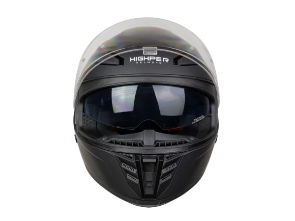 jaszmotor_webshop_highper_fusion_pro_zart_bukosisak_napszemuveggel_+_ajandek_pinlock_(matt_fekete) galéria