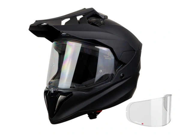 jaszmotor_webshop_highper_x_enduro_bukosisak_felnyithato_plexivel_+_ajandek_pinlock_(matt_fekete) galéria