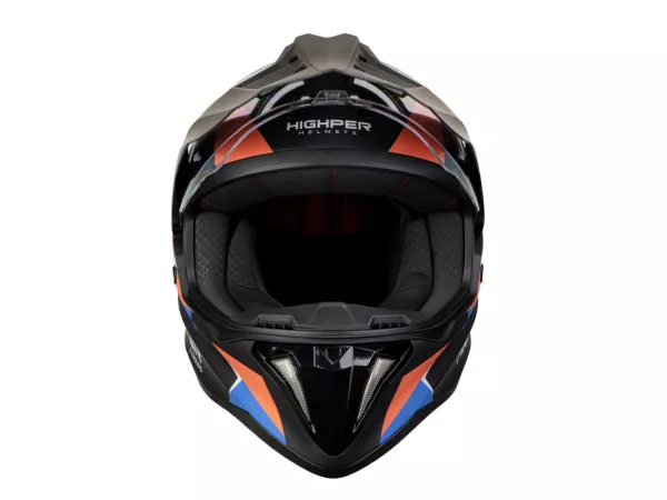 jaszmotor_webshop_highper_x_enduro_bukosisak_felnyithato_plexivel_+_ajandek_pinlock_(matt_fekete-narancs-kek) galéria